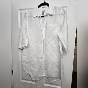 Women's White Casual Shirt